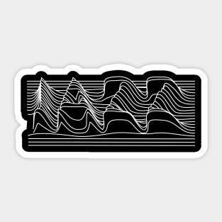 jazz lines logo Sticker